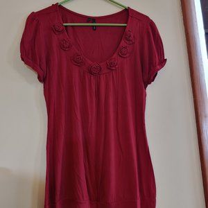 BOGO 🎀 Maurice Floral Scoop Neck- Size L